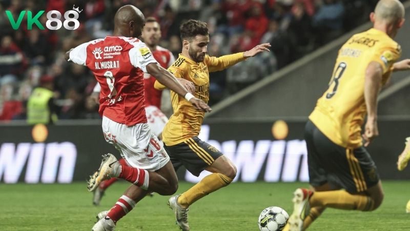 Lịch sử đối đầu Benfica vs Braga
