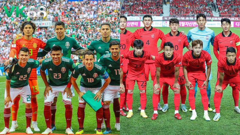 Lịch sử đối đầu Mexico vs Hàn Quốc