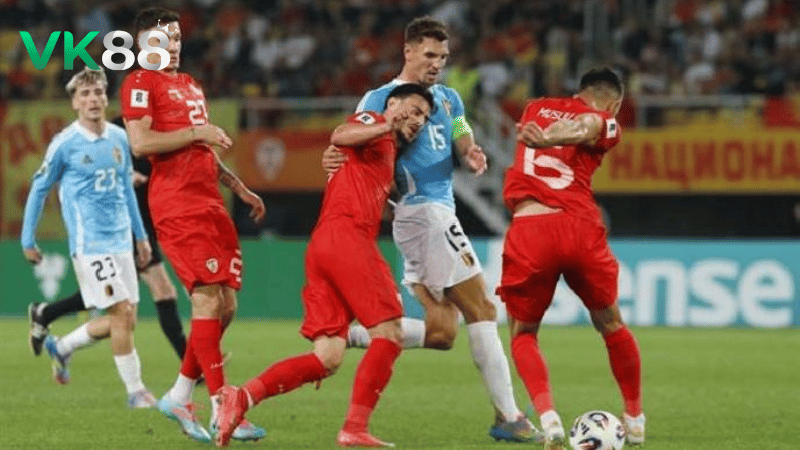 Lịch sử đối đầu Bỉ vs Bắc Macedonia