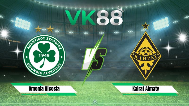 Nhận định soi kèo Omonia Nicosia vs Kairat Almaty 00h00 ngày 23/07/2026