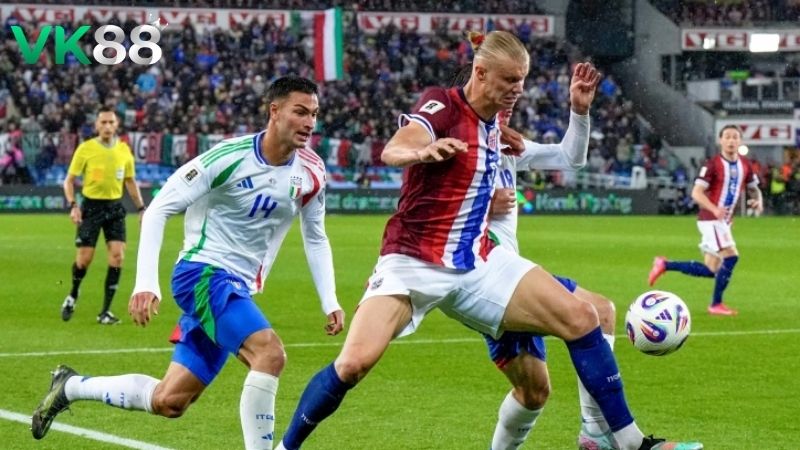 Phong độ của Ý vs Na Uy
