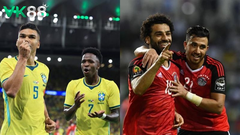 Lịch sử đối đầu Brazil vs Ai cập