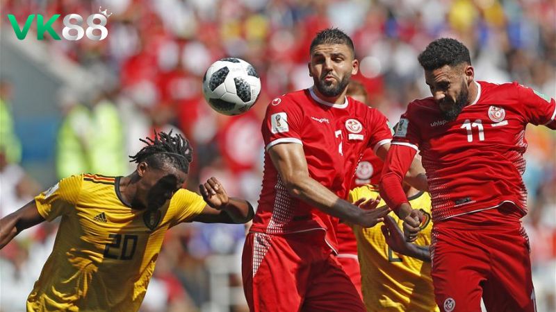 Lịch sử đối đầu Bỉ vs Tunisia