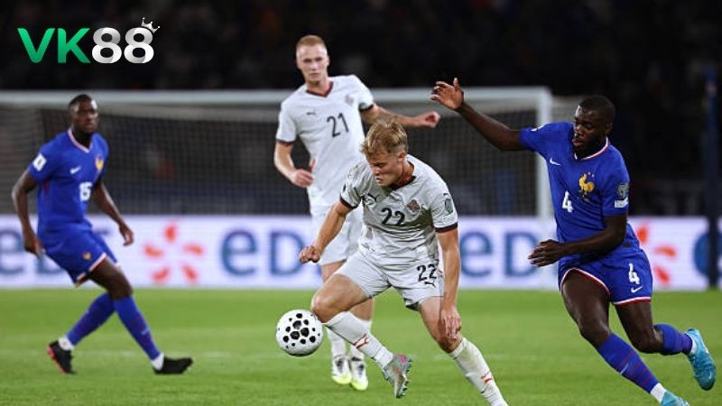 Phong độ của Iceland vs Pháp