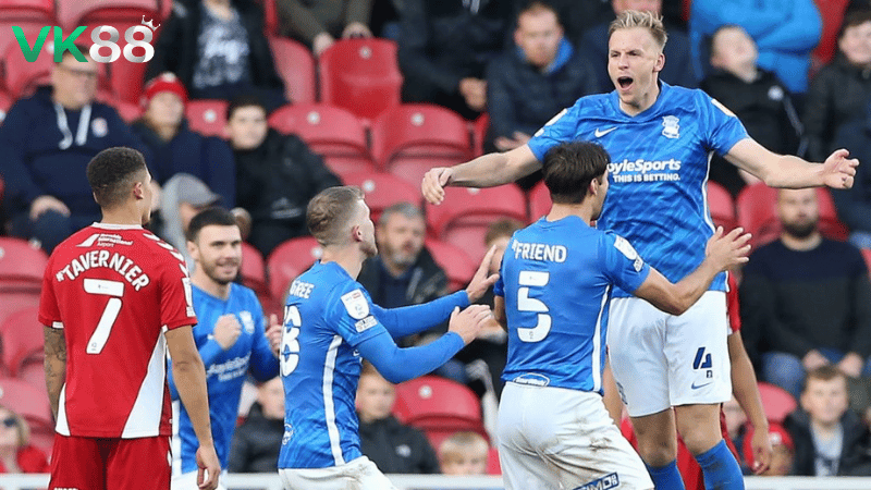 Lịch sử đối đầu Birmingham vs Middlesbrough 