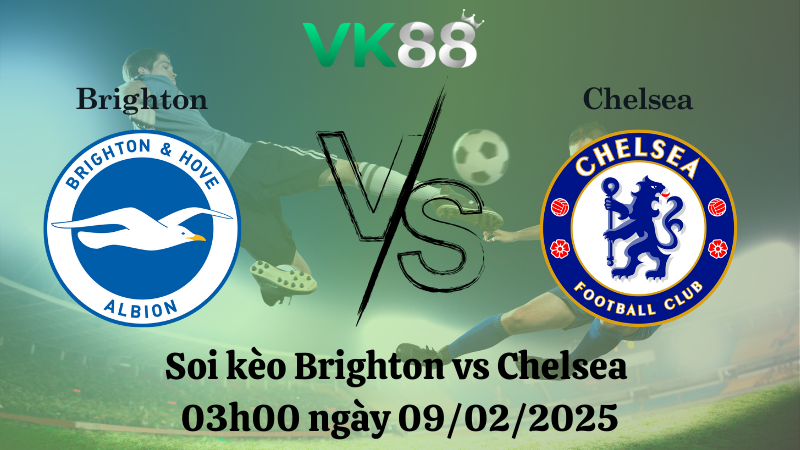 Nhận định soi kèo Brighton vs Chelsea 03h00 ngày 09/02/2025 - FA Cup