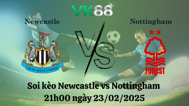 Nhận định soi kèo Newcastle vs Nottingham 21h00 ngày 23/02/2025 - Ngoại Hạng Anh