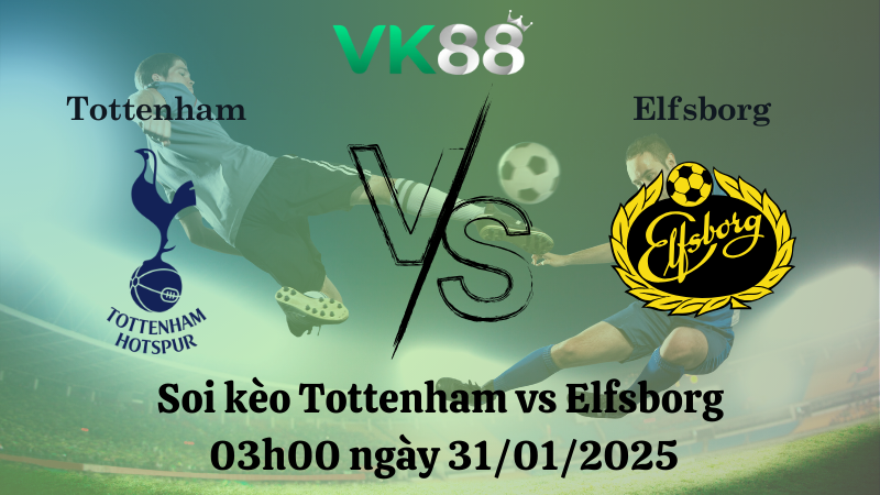 Nhận định soi kèo Tottenham vs Elfsborg 03h00 ngày 31/01/2025 - Europa League