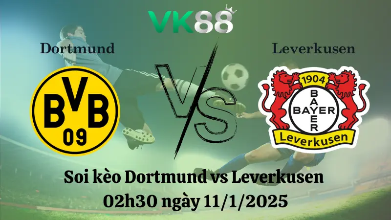 Nhận định soi kèo Dortmund vs Leverkusen 02h30 ngày 11/1/2025 - Bundesliga 