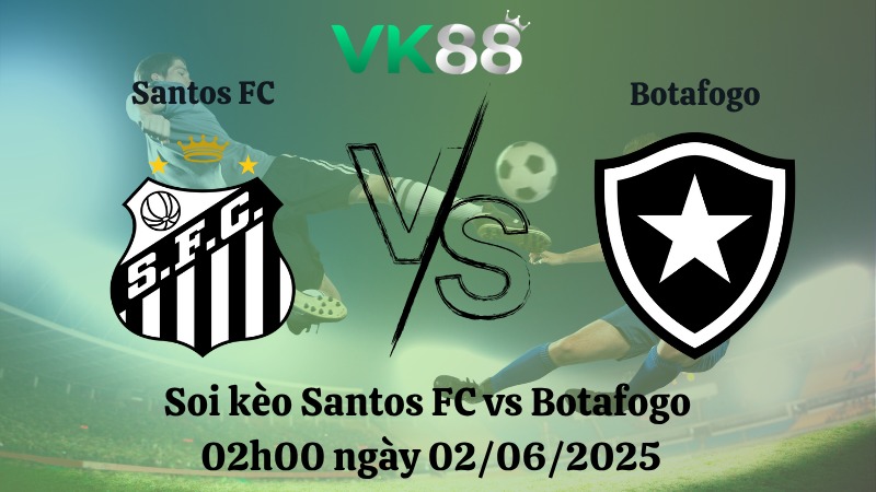 Nhận định soi kèo Santos FC vs Botafogo 02h00 ngày 02/06/2025 – VĐQG Brazil
