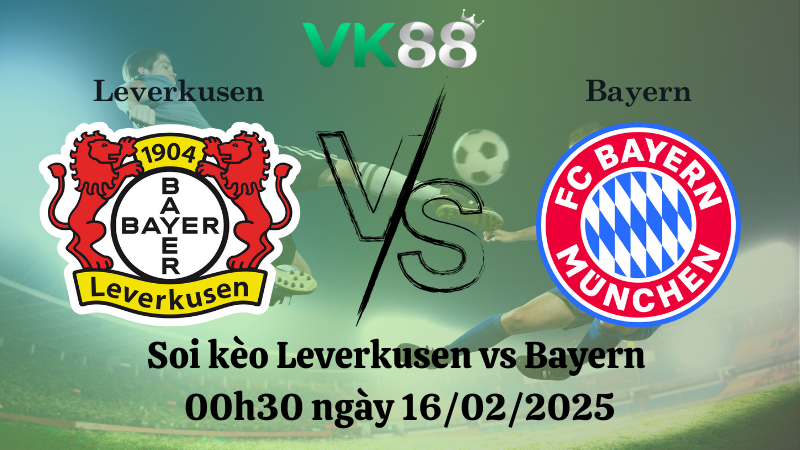 Nhận định soi kèo Leverkusen vs Bayern 00h30 ngày 16/02/2025 - Bundesliga